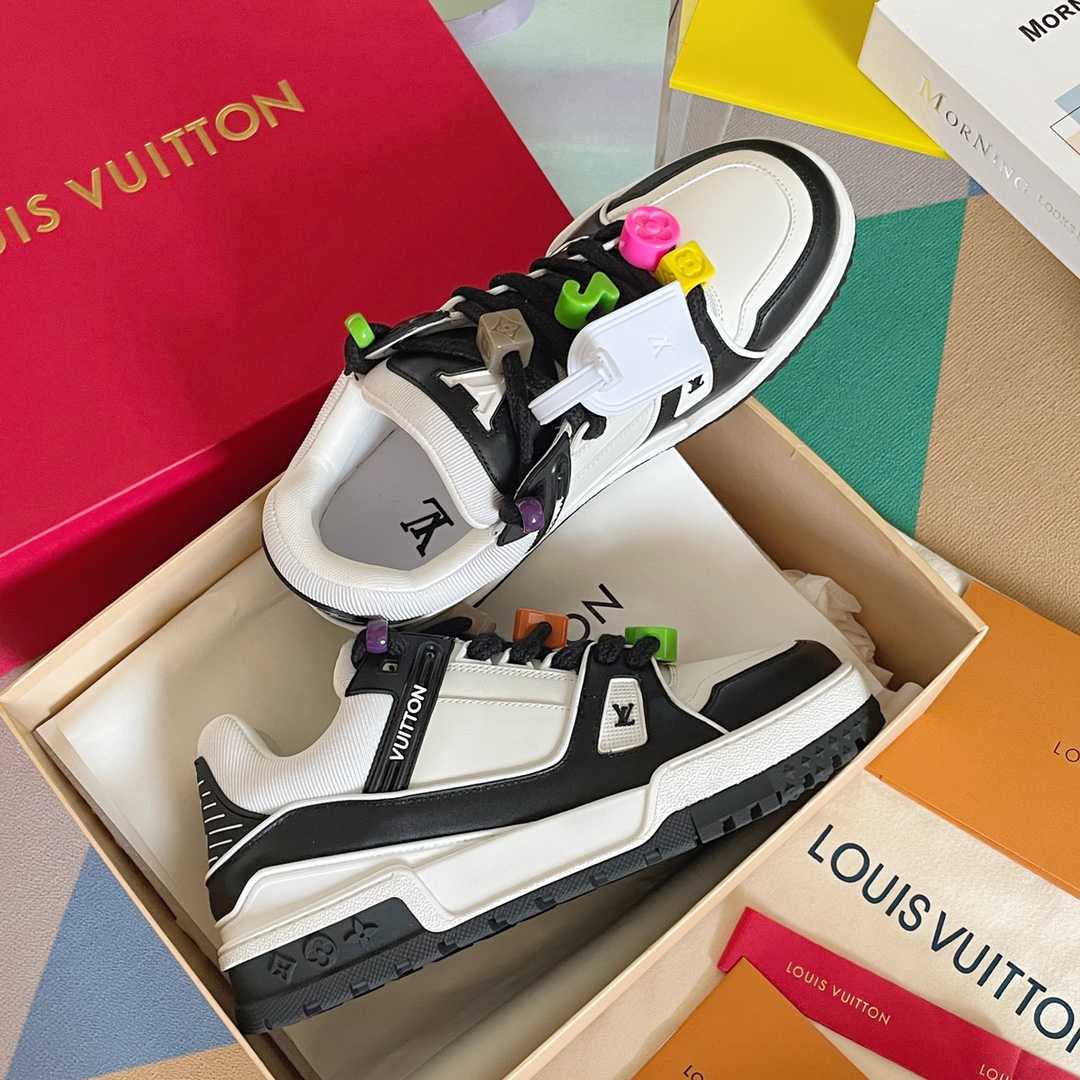 Louis Vuitton LV Trainer Sneaker     - FashionPlug