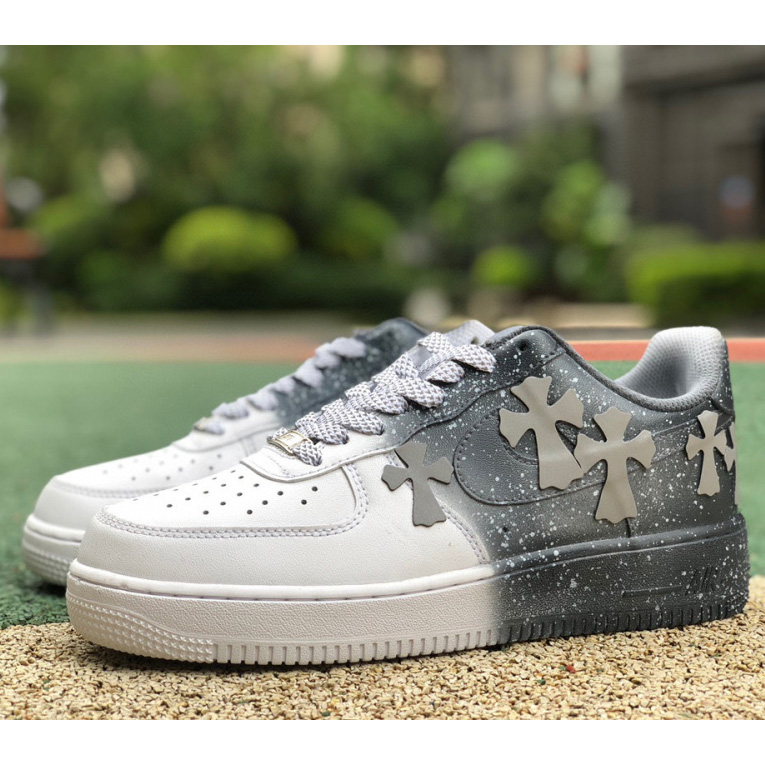 Chrome Hearts x Nike Air Force 1'07 Low Sneaker      - FashionPlug