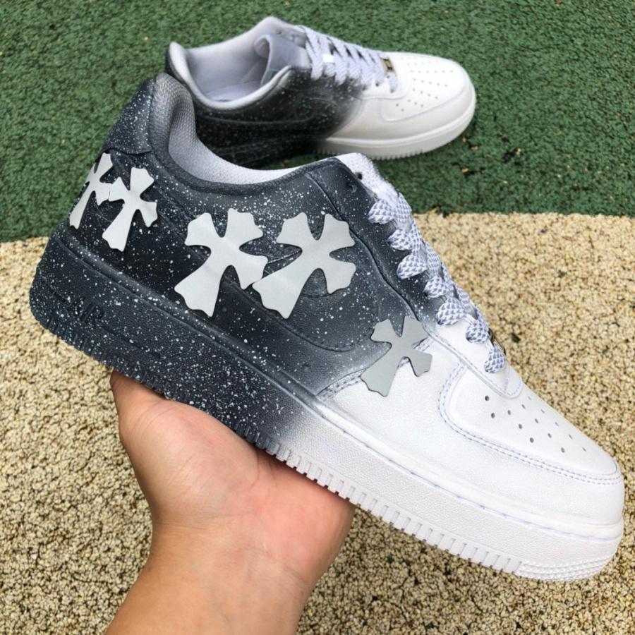 Chrome Hearts x Nike Air Force 1'07 Low Sneaker      - FashionPlug