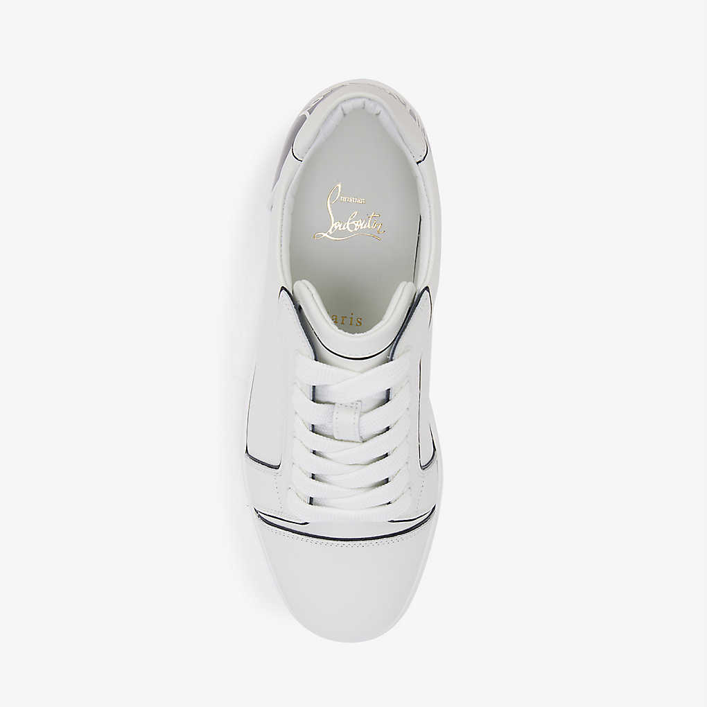 Christian Louboutin Fun Vieira Leather Trainers - FashionPlug