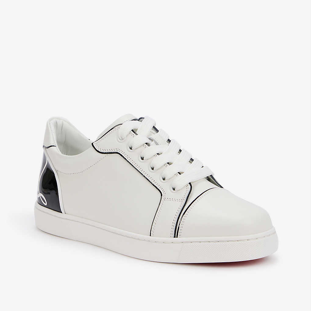 Christian Louboutin Fun Vieira Leather Trainers - FashionPlug