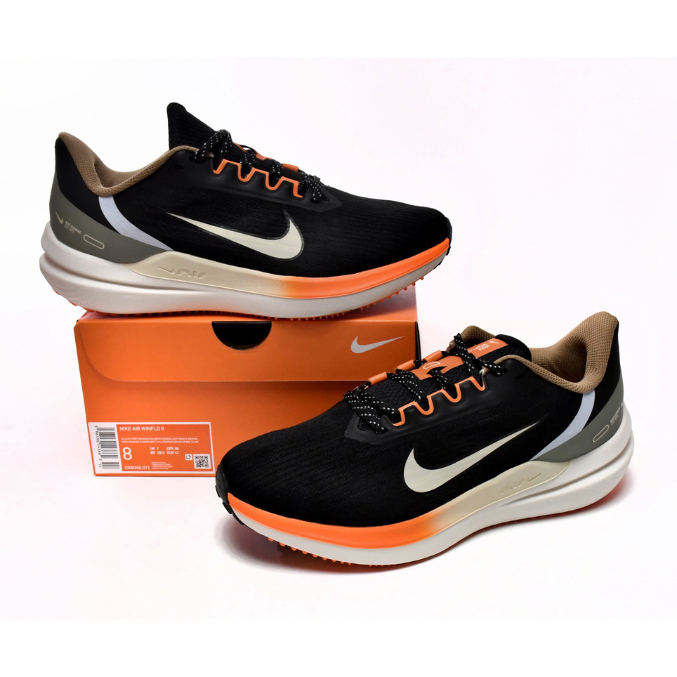 Nike Air Winflo 9 Black Coconut Milk Sneaker     DX6040-071 - FashionPlug