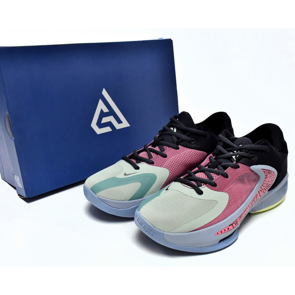 Nike Zoom Freak 4 Grey Red Sneaker      DJ6149-601  - FashionPlug