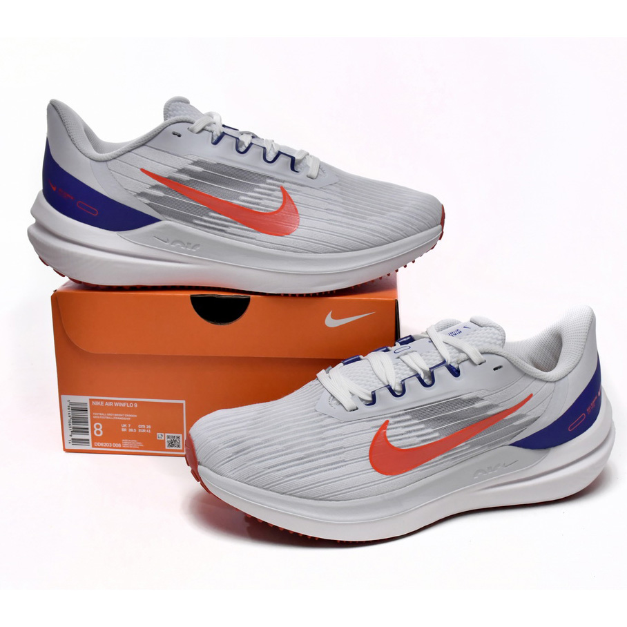 Nike Air Winflo 9 Grey Concord Sneaker      DD6203-006  - FashionPlug