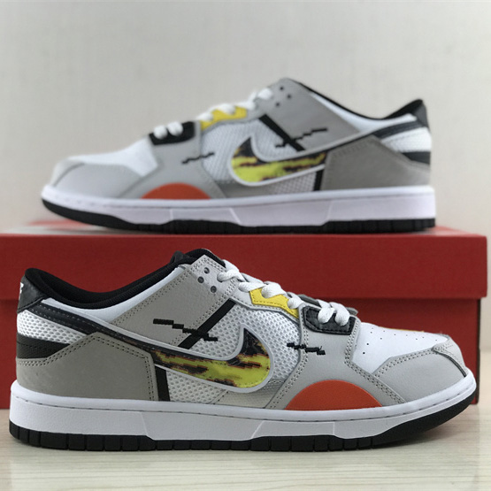 Nike Dunk Low Scrap Sneaker      DX6058-101 - FashionPlug
