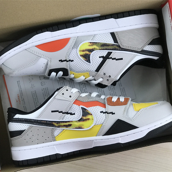 Nike Dunk Low Scrap Sneaker      DX6058-101 - FashionPlug