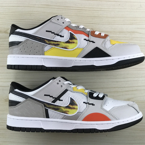 Nike Dunk Low Scrap Sneaker      DX6058-101 - FashionPlug