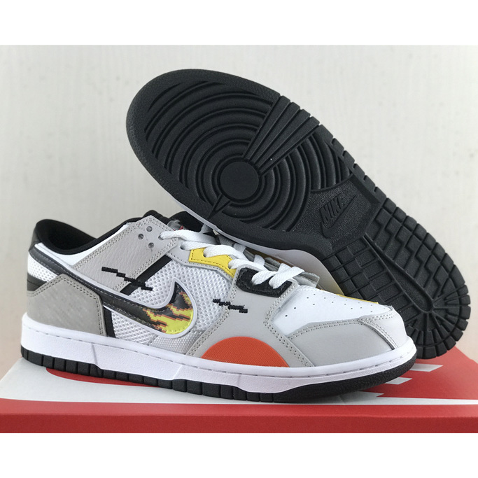 Nike Dunk Low Scrap Sneaker      DX6058-101 - FashionPlug