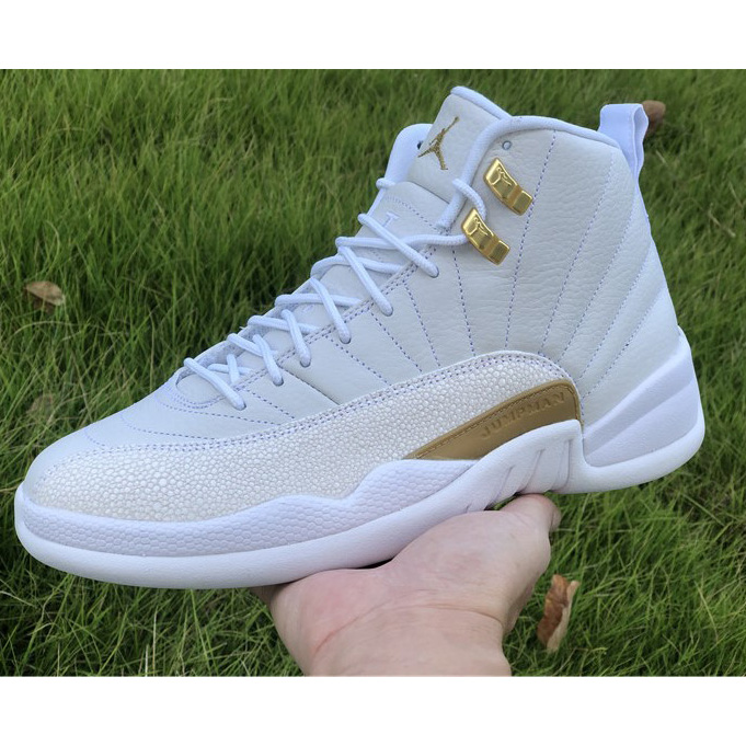 Air Jordan 12 OVO “White” Sneaker   - FashionPlug