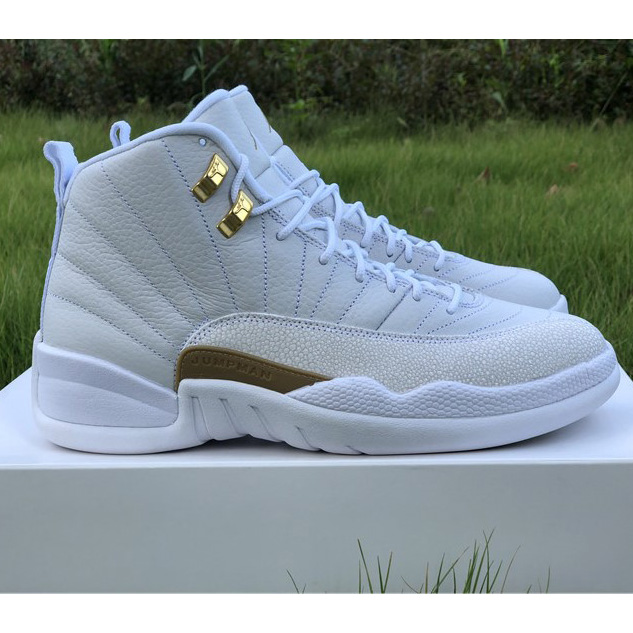 Air Jordan 12 OVO “White” Sneaker   - FashionPlug