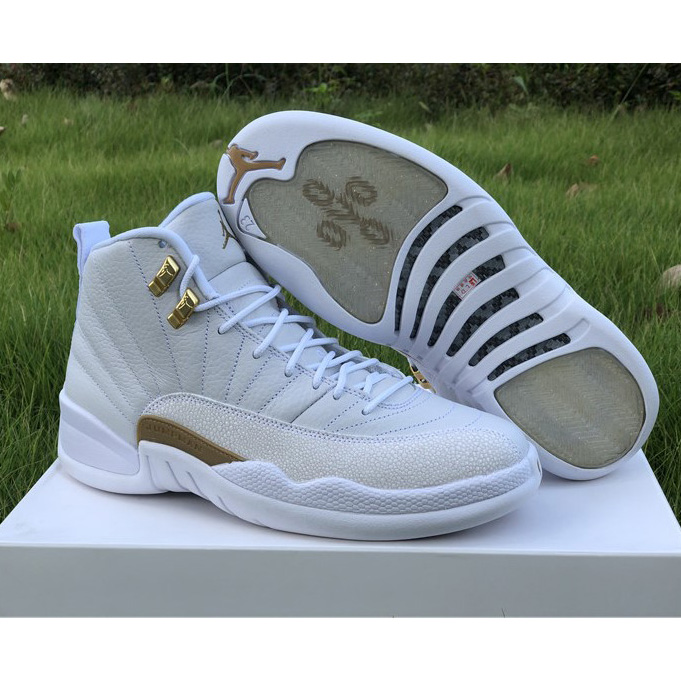 Air Jordan 12 OVO “White” Sneaker   - FashionPlug