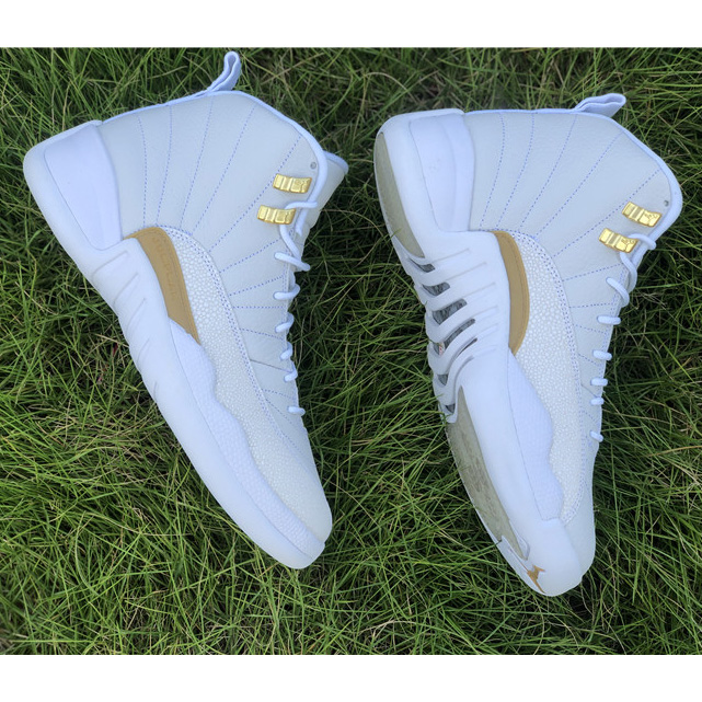 Air Jordan 12 OVO “White” Sneaker   - FashionPlug