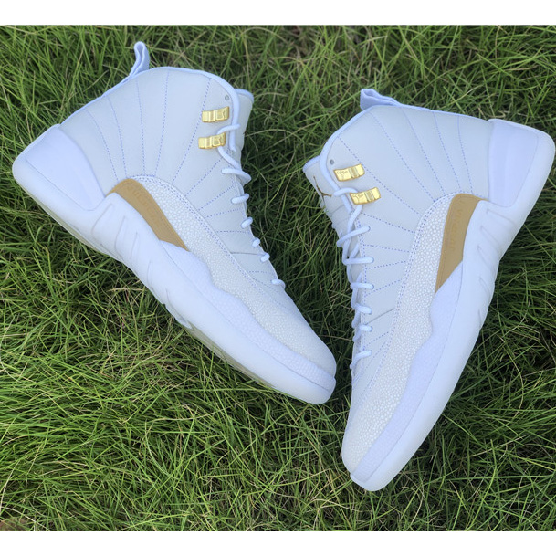 Air Jordan 12 OVO “White” Sneaker   - FashionPlug