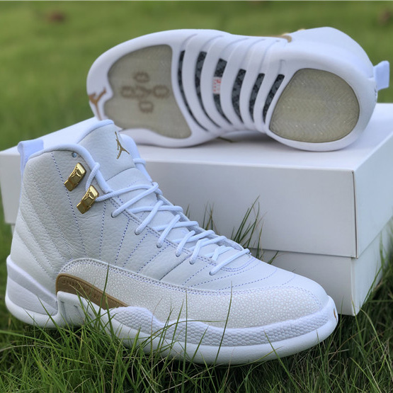 Air Jordan 12 OVO “White” Sneaker   - FashionPlug