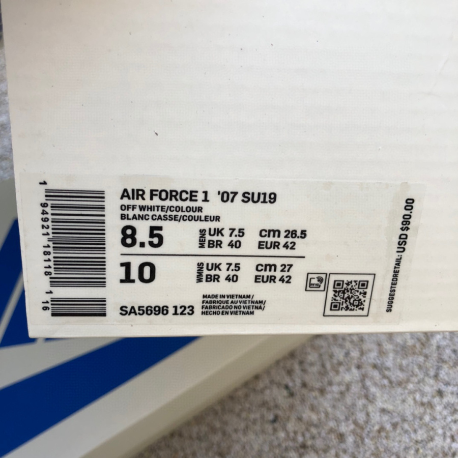 Nike Air Force 1 Low ’07 su19 Sneaker      sa5696-123 - FashionPlug