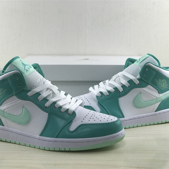 Air Jordan 1 Mid “Marine Green” Sneaker     DV2229-300 - FashionPlug