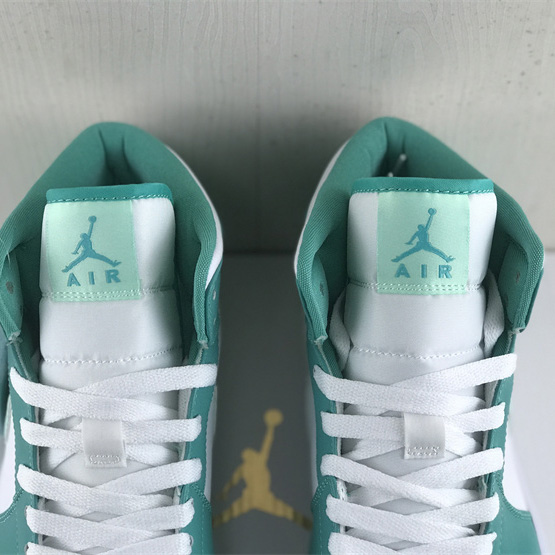 Air Jordan 1 Mid “Marine Green” Sneaker     DV2229-300 - FashionPlug
