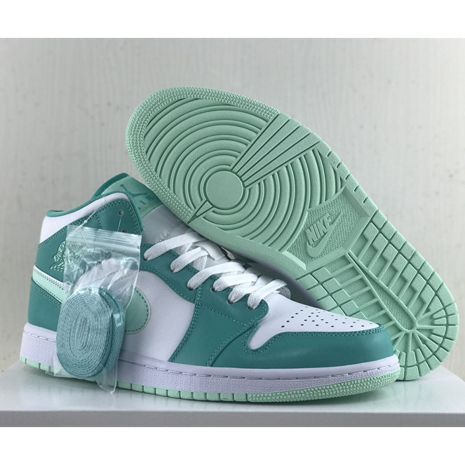 Air Jordan 1 Mid “Marine Green” Sneaker     DV2229-300 - FashionPlug