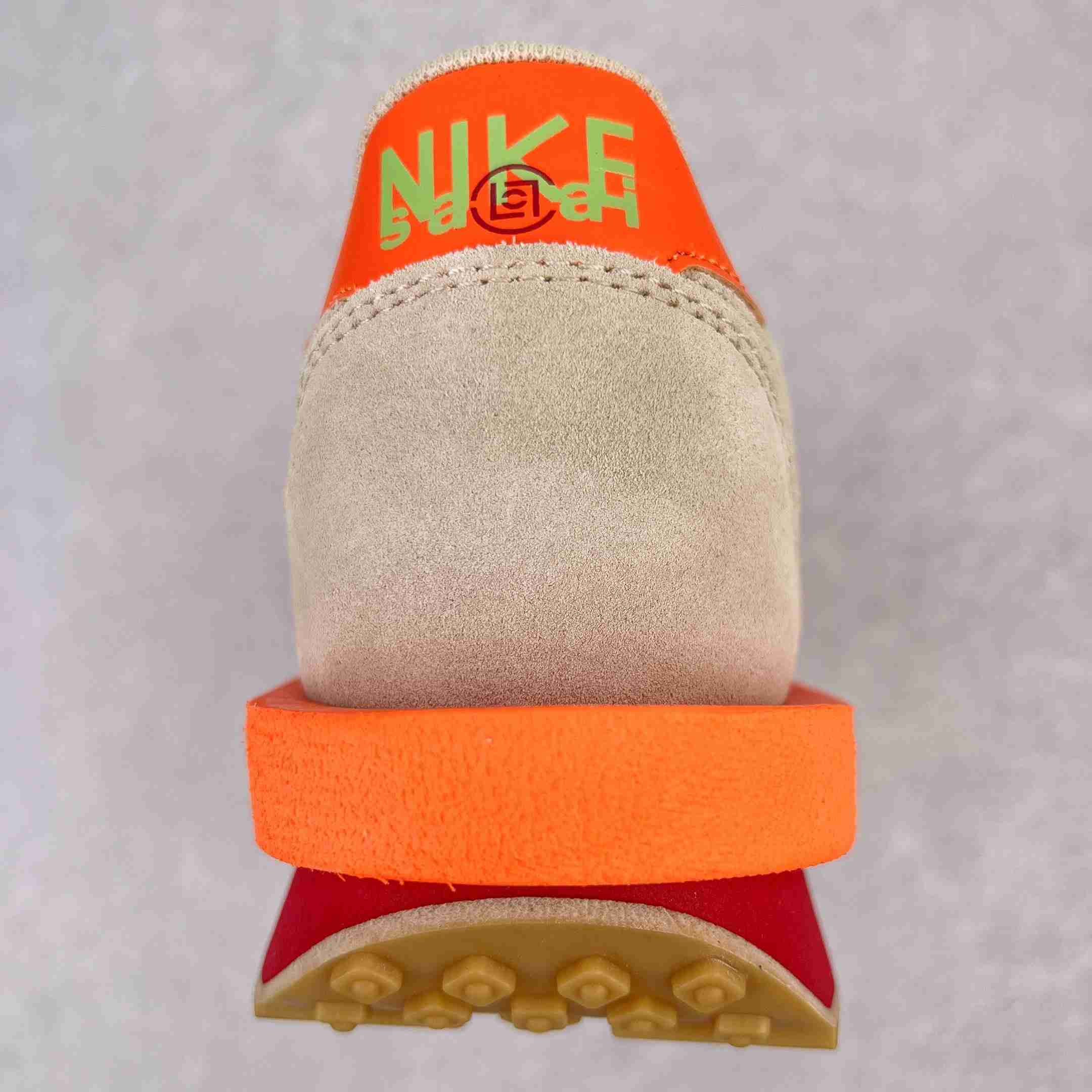 Clot × Sacai × NK LDWaffle'Net Orange Blaze' Sneaker     DH1347-100 - FashionPlug