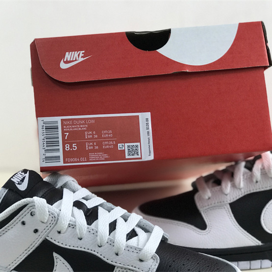 Nike Dunk Low “Reverse Panda”Sneaker      FD9064-011 - FashionPlug