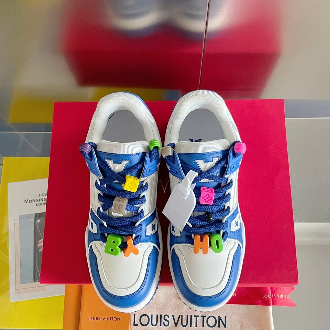Louis Vuitton LV Trainer Sneaker    (upon UK size) - FashionPlug