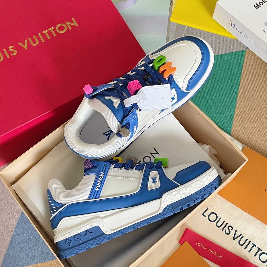 Louis Vuitton LV Trainer Sneaker    (upon UK size) - FashionPlug