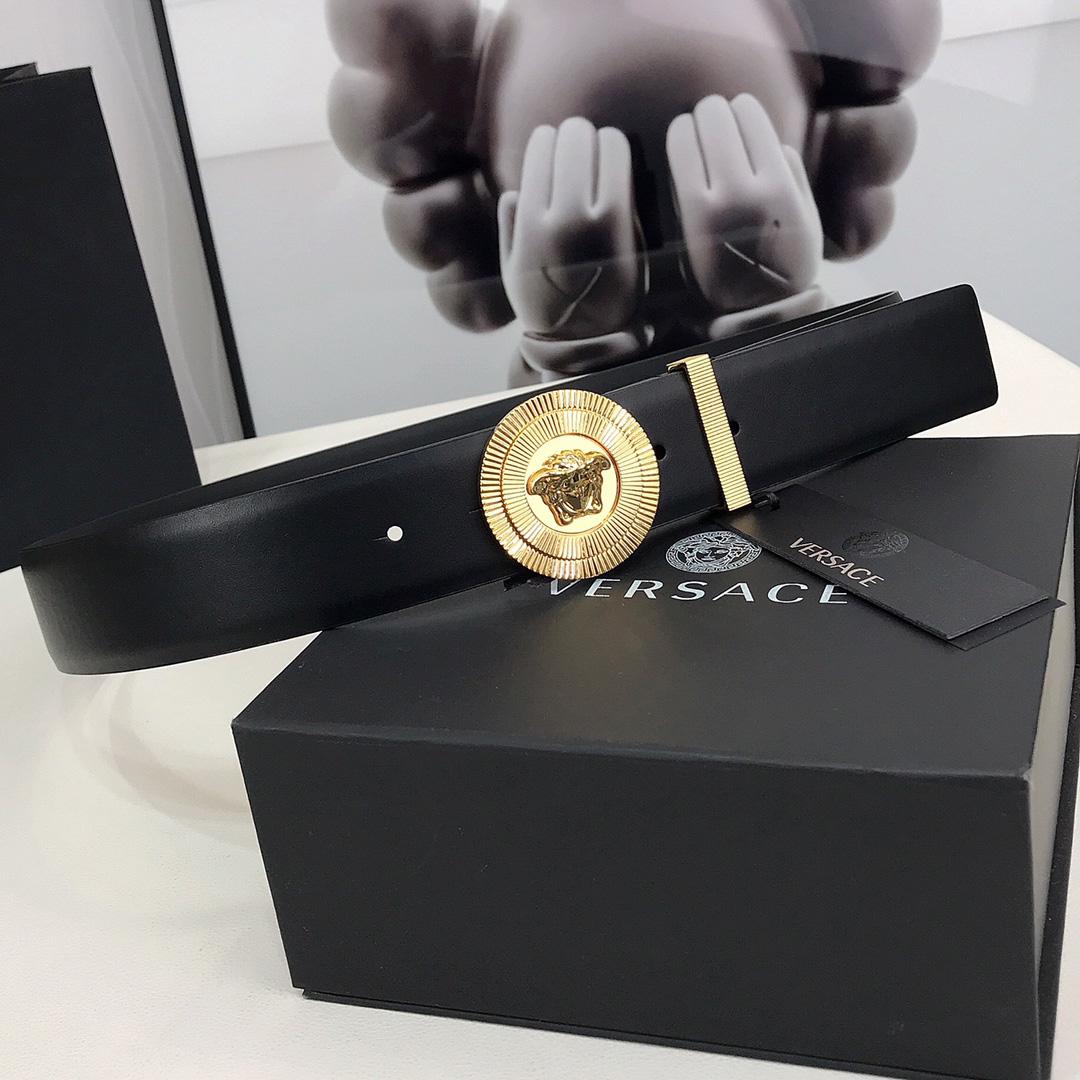Versace Medusa Biggie Belt  40mm - FashionPlug
