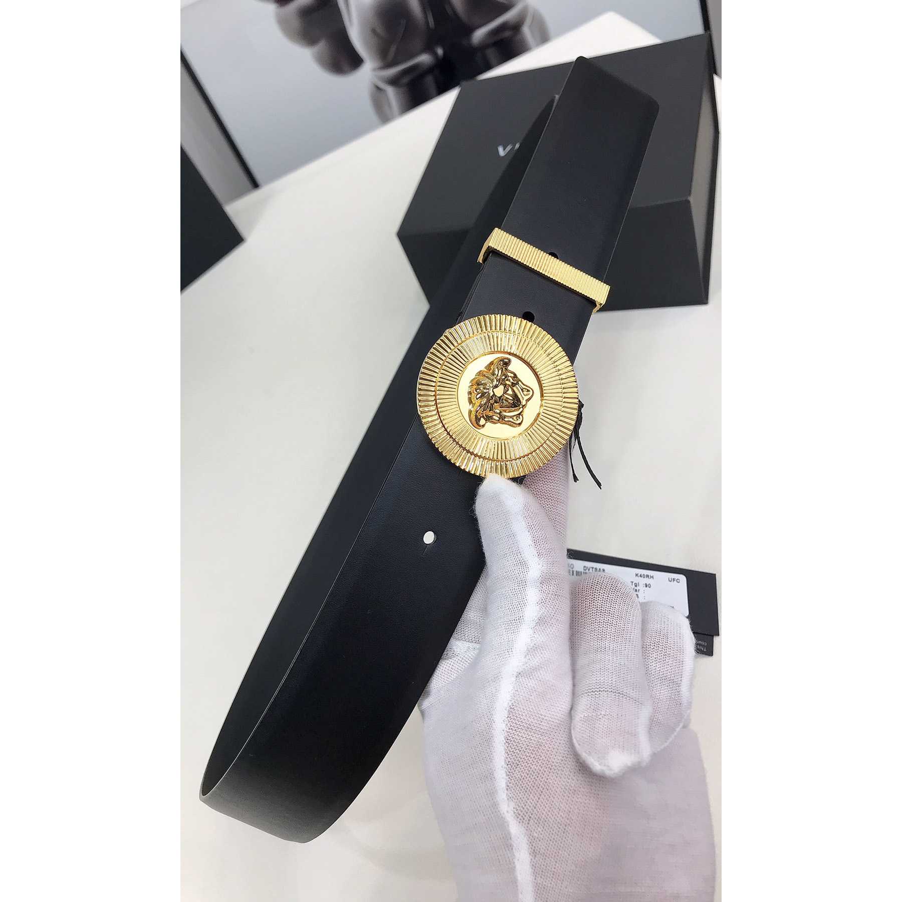 Versace Medusa Biggie Belt  40mm - FashionPlug