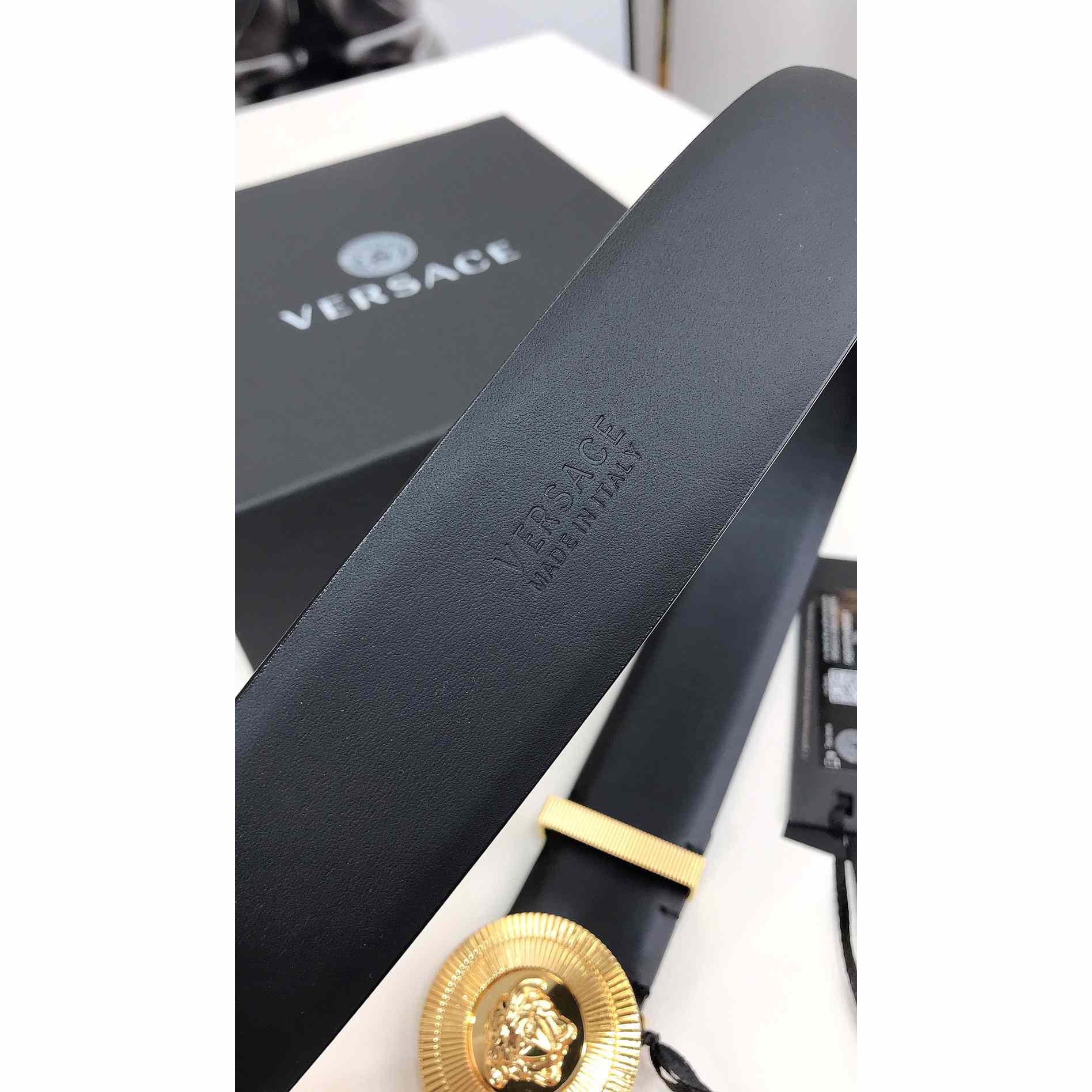 Versace Medusa Biggie Belt  40mm - FashionPlug