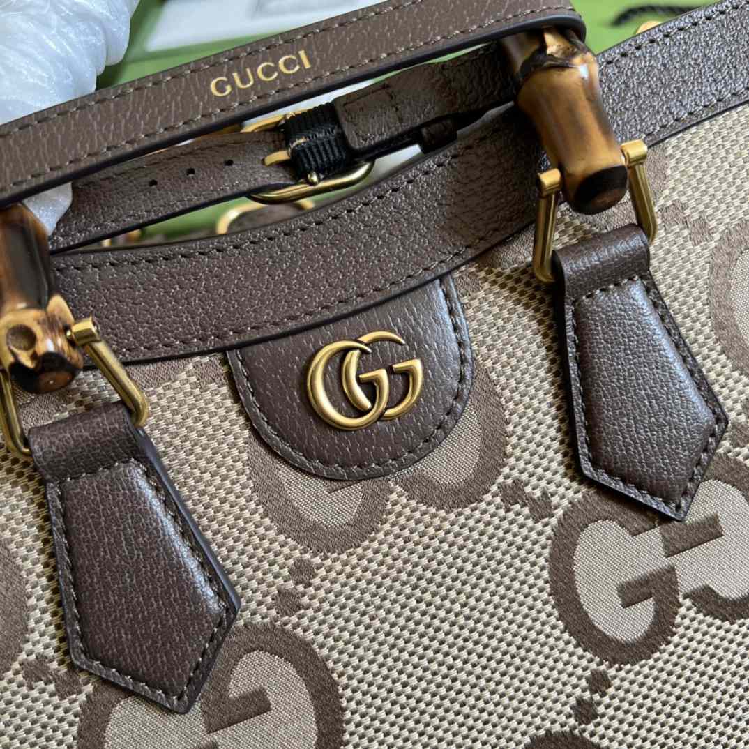 Gucci Diana Jumbo GG Small Tote Bag(27-24-11cm) - FashionPlug
