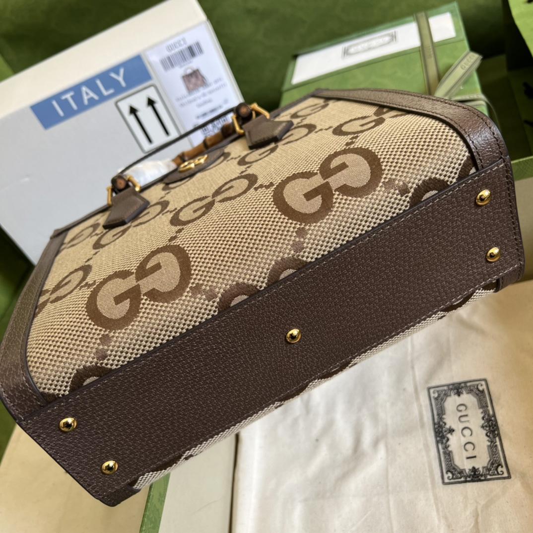 Gucci Diana Jumbo GG Small Tote Bag(27-24-11cm) - FashionPlug