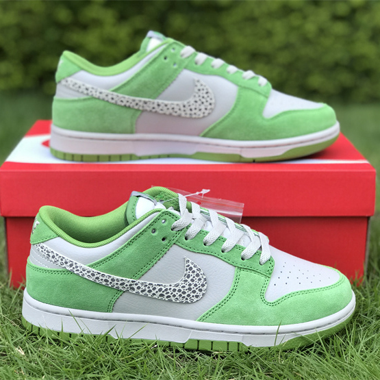 Nike Dunk Low “Safari Swoosh” Sneakers      DR0156-300  - FashionPlug