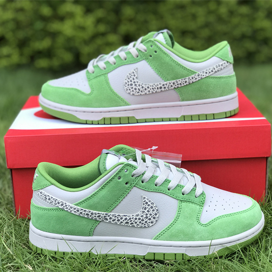 Nike Dunk Low “Safari Swoosh” Sneakers      DR0156-300  - FashionPlug