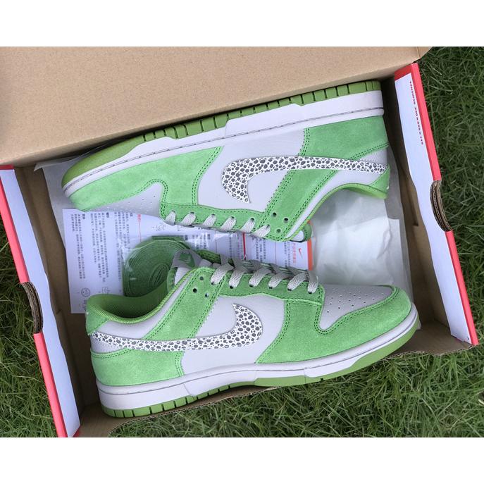 Nike Dunk Low “Safari Swoosh” Sneakers      DR0156-300  - FashionPlug