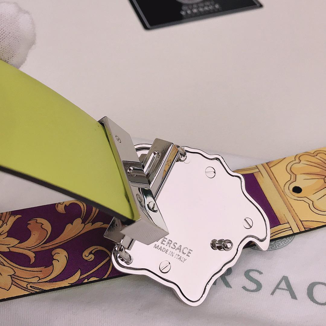 Versace La Medusa Le Pop Classique Reversible Belt   40mm - FashionPlug