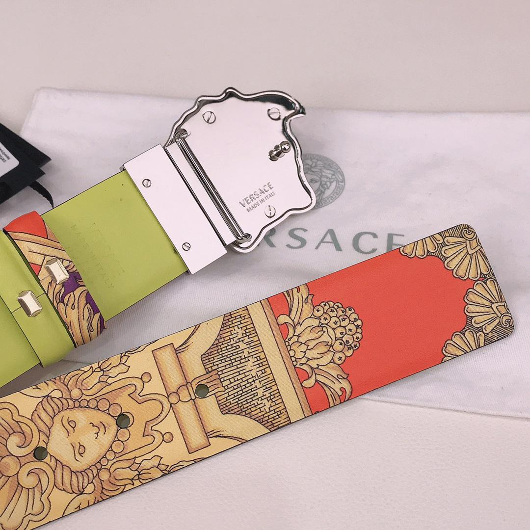 Versace La Medusa Le Pop Classique Reversible Belt   40mm - FashionPlug