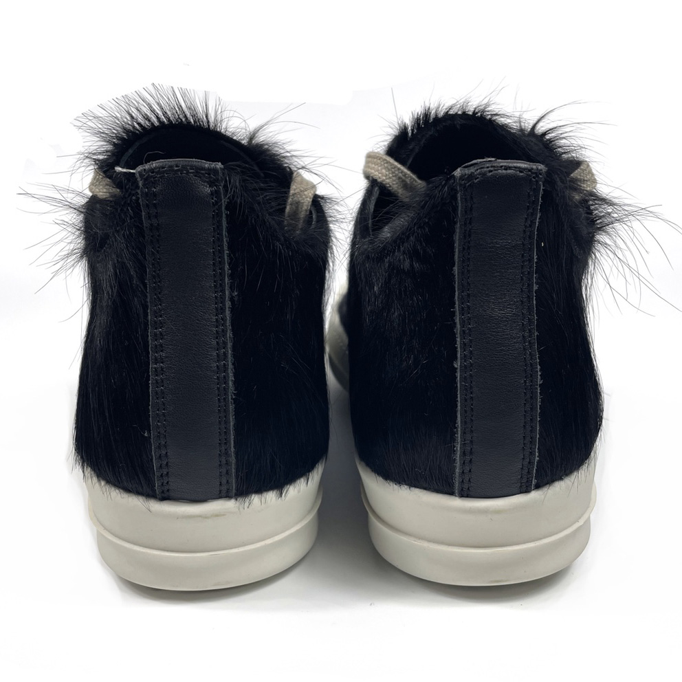 Rick Owens Low Top Sneakers In Black - FashionPlug