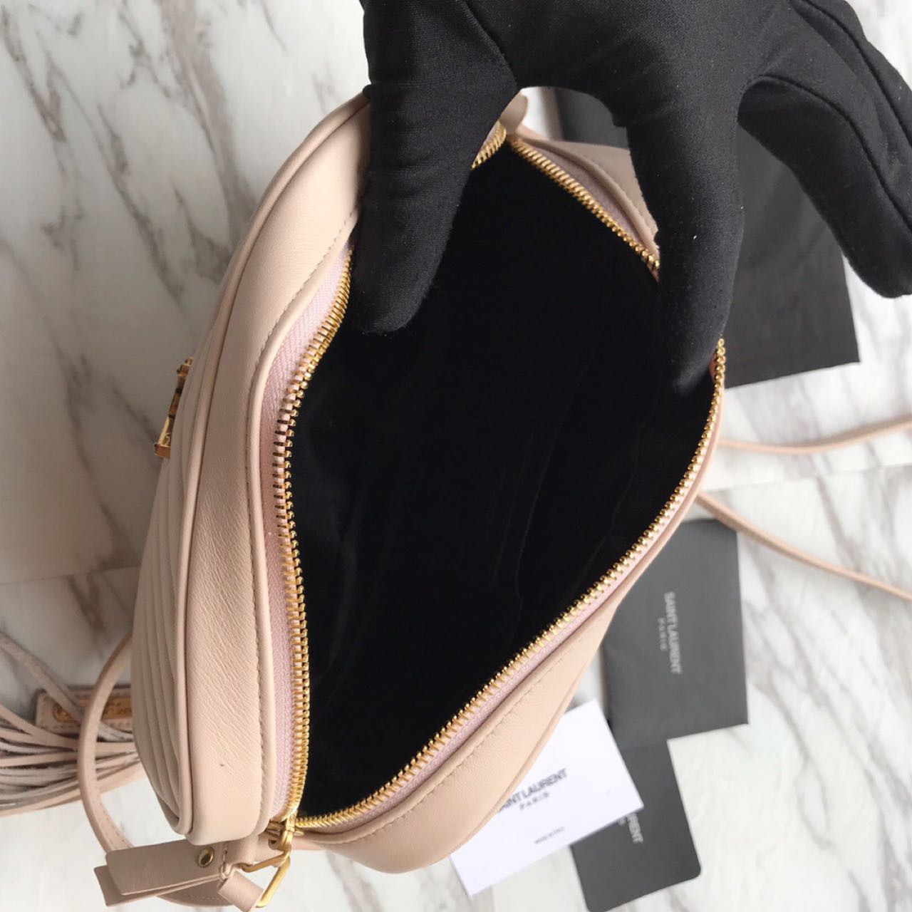 Saint Laurent Lou Camera Bag In Quilted Leather(23-16-6 cm) - FashionPlug
