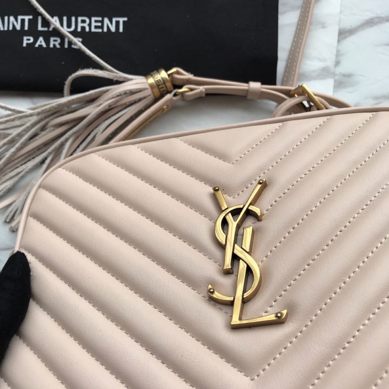 Saint Laurent Lou Camera Bag In Quilted Leather(23-16-6 cm) - FashionPlug