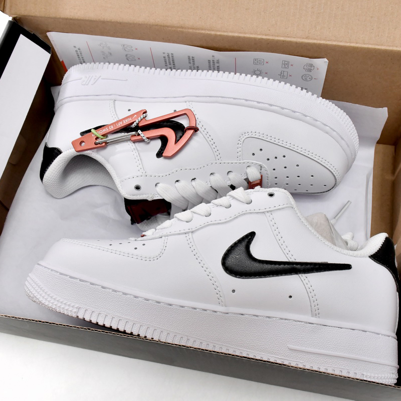 Nike Air Force 1 Low Carabiner Swoosh Sneaker     DH7579-100 - FashionPlug