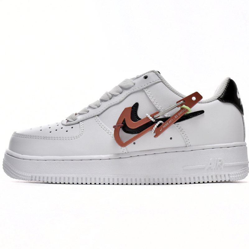 Nike Air Force 1 Low Carabiner Swoosh Sneaker     DH7579-100 - FashionPlug