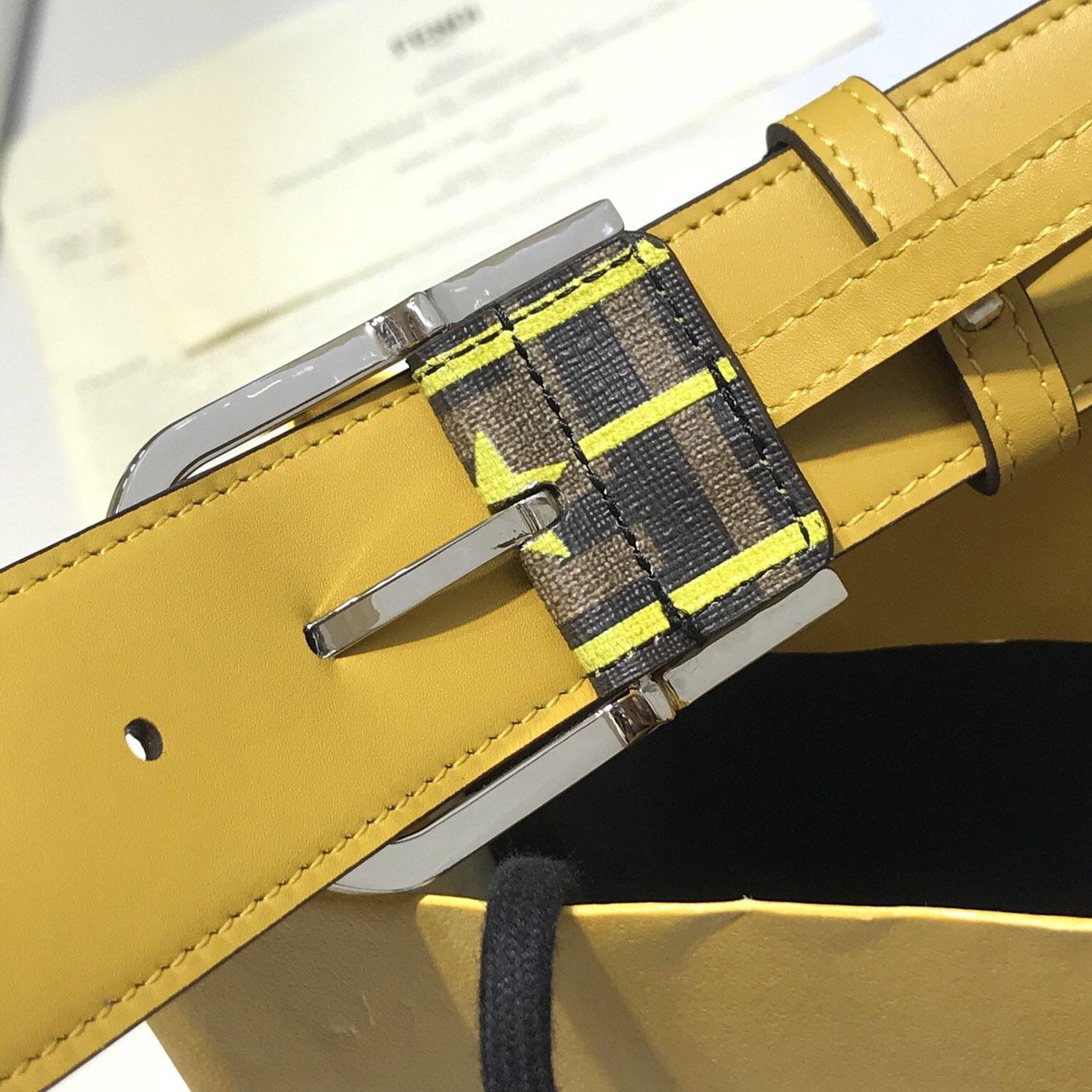 Fendi Reversible Leather Belt - FashionPlug
