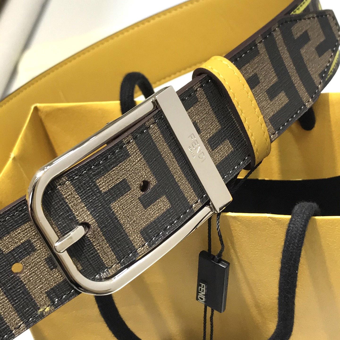 Fendi Reversible Leather Belt - FashionPlug