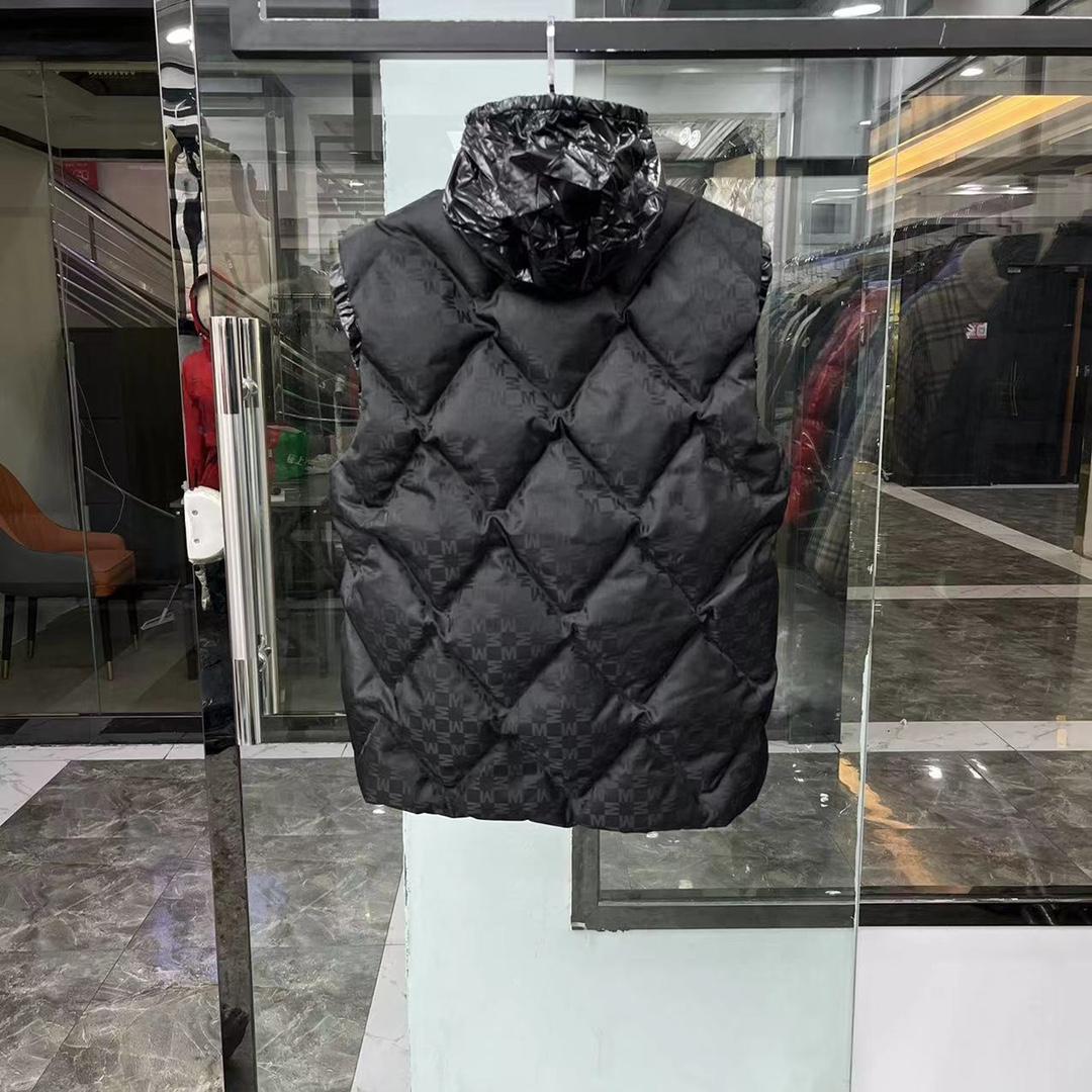 Moncler Kita Jacquard Down Vest - FashionPlug