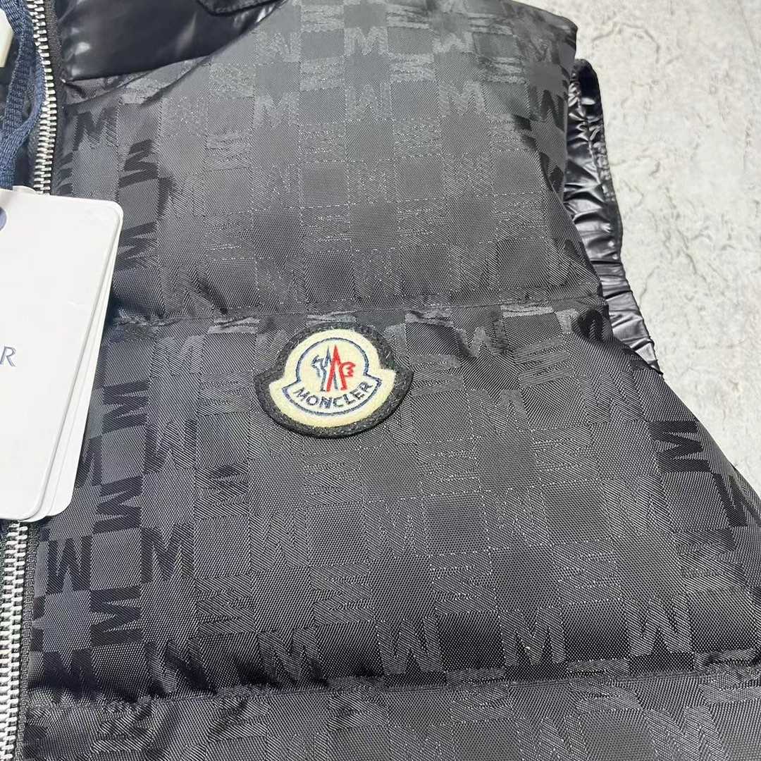 Moncler Kita Jacquard Down Vest - FashionPlug