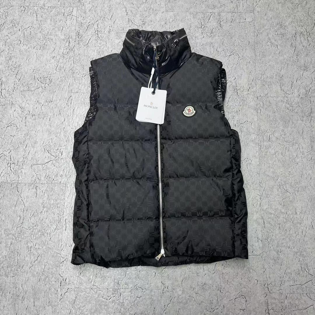 Moncler Kita Jacquard Down Vest - FashionPlug