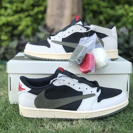 Travis Scott x Air Jordan 1 Low WMNS Sneaker   DZ4137-106 - FashionPlug