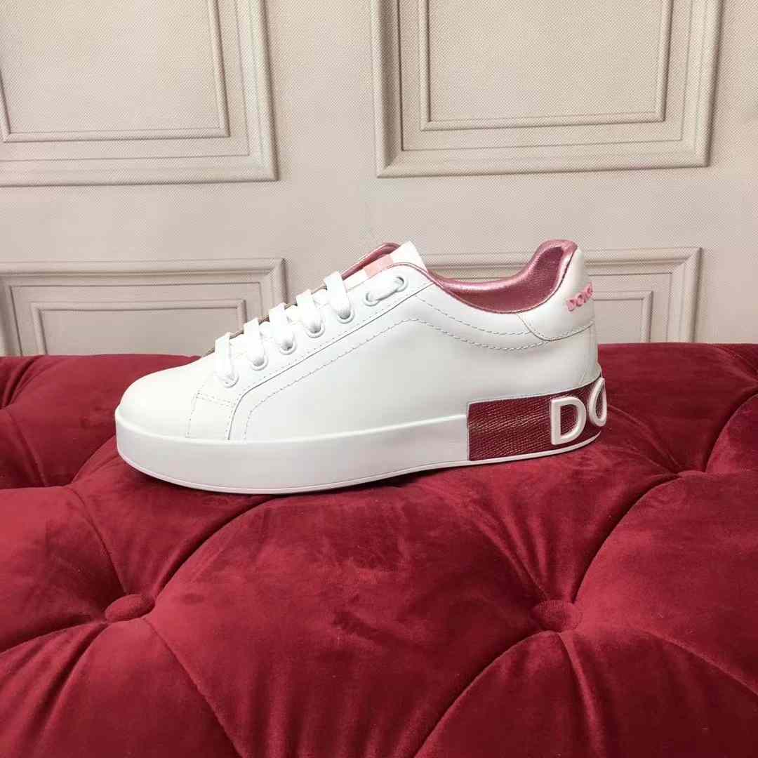 Dolce & Gabbana Calfskin Nappa Portofino Sneakers - FashionPlug