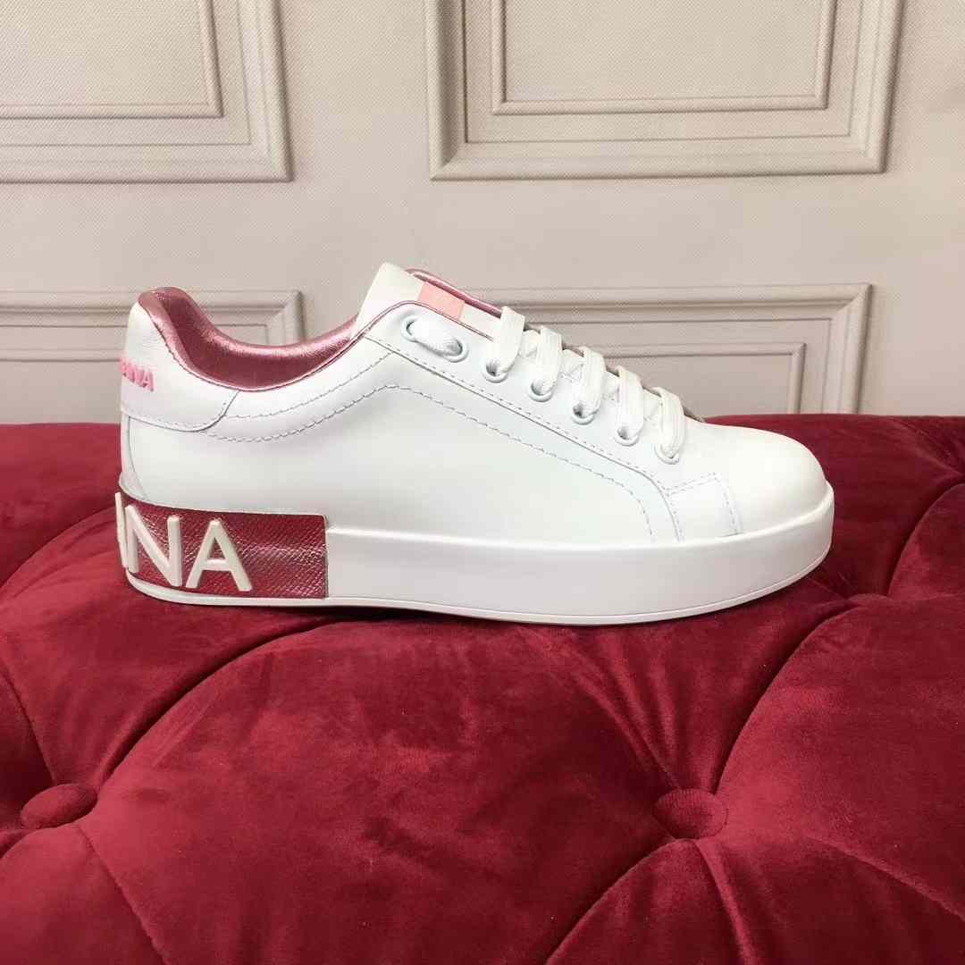 Dolce & Gabbana Calfskin Nappa Portofino Sneakers - FashionPlug