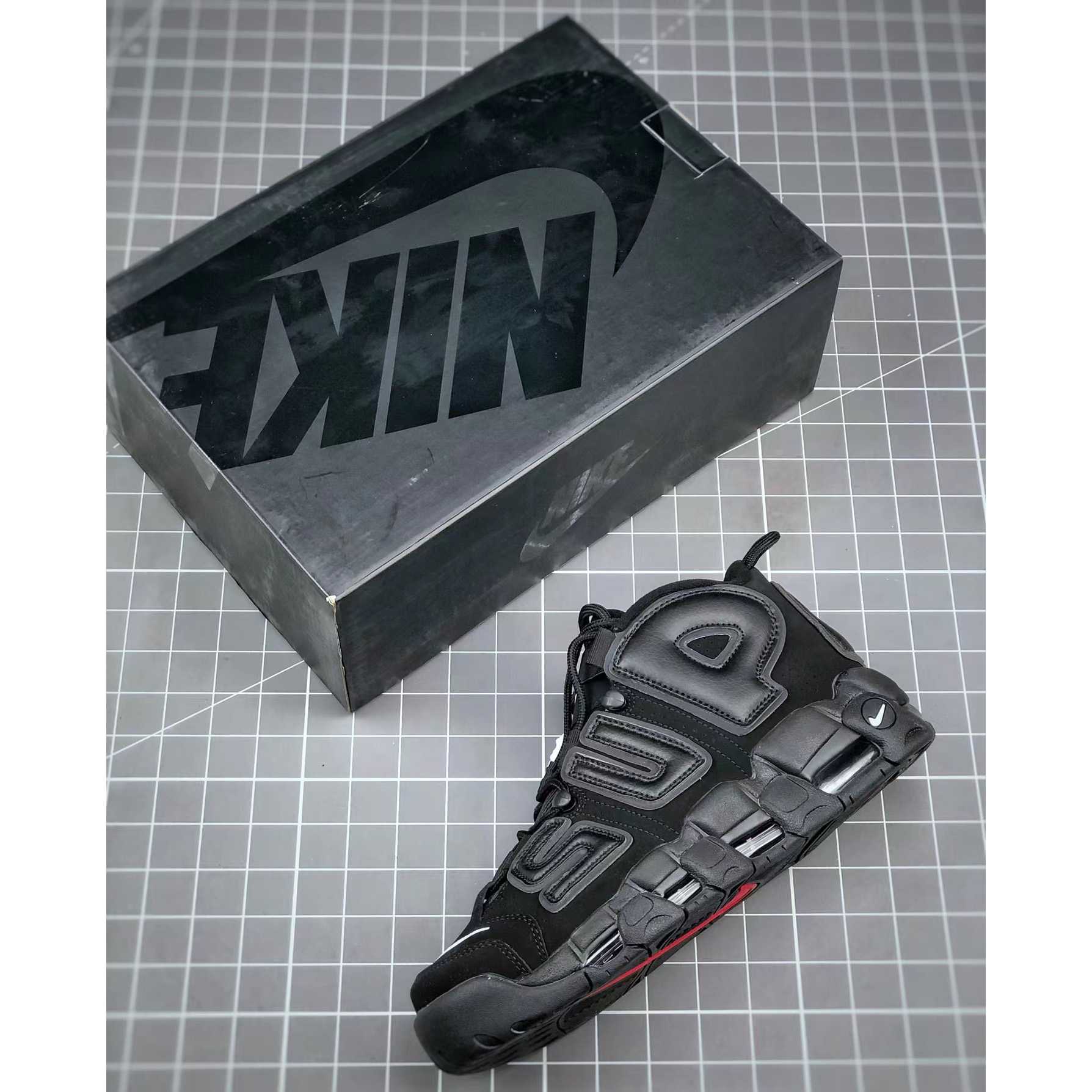 Air More Uptempo X Supreme Sneakers      902290-600-001 - FashionPlug